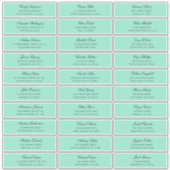 Nom des invités de la marque adresse. étiquettes m (Devant)