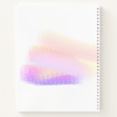 Nom des traits de pinceau violet doré du carnet de (Dos)