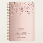 Nom d'étoile rouge or rose (Devant)