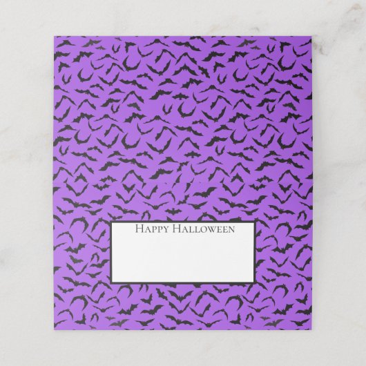 Nom d'Halloween Cartes (Extérieur déplié)