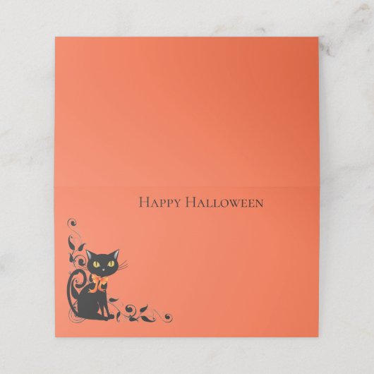 Nom d'Halloween Cartes (Extérieur déplié)