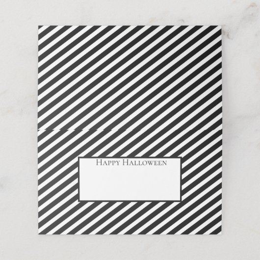 Nom d'Halloween Cartes (Extérieur déplié)