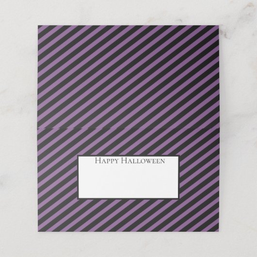 Nom d'Halloween Cartes (Extérieur déplié)