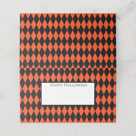 Nom d'Halloween Cartes (Extérieur déplié)