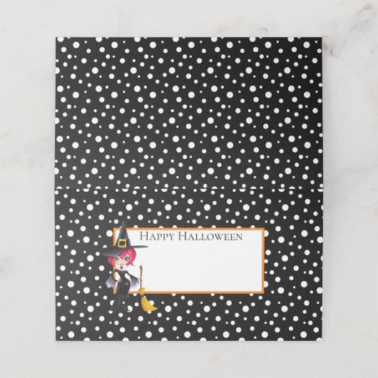 Nom d'Halloween Cartes (Extérieur déplié)