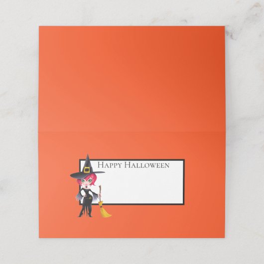 Nom d'Halloween Cartes (Extérieur déplié)