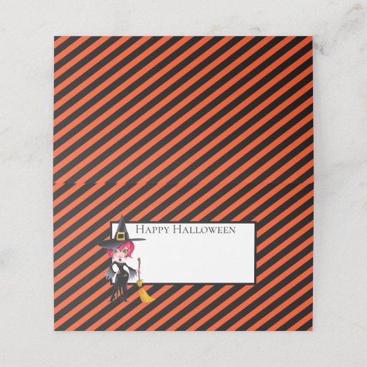 Nom d'Halloween Cartes (Extérieur déplié)