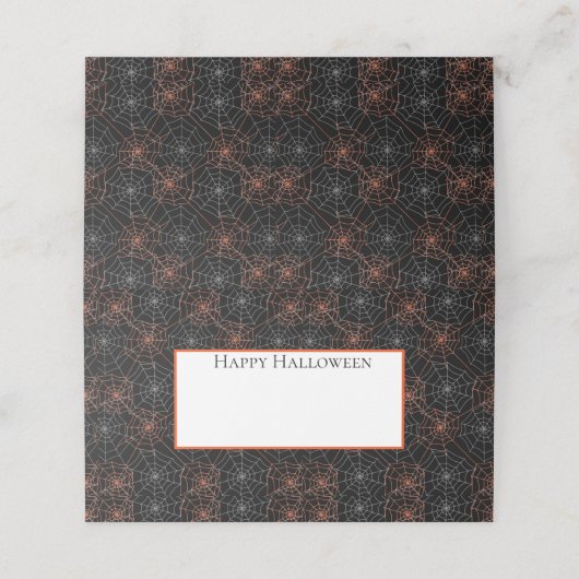 Nom d'Halloween Cartes (Extérieur déplié)