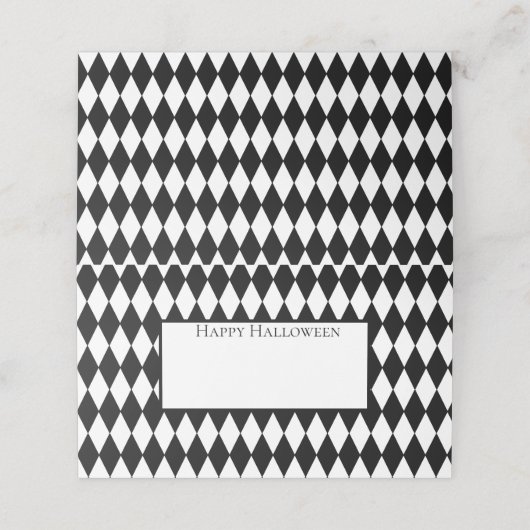 Nom d'Halloween Cartes (Extérieur déplié)