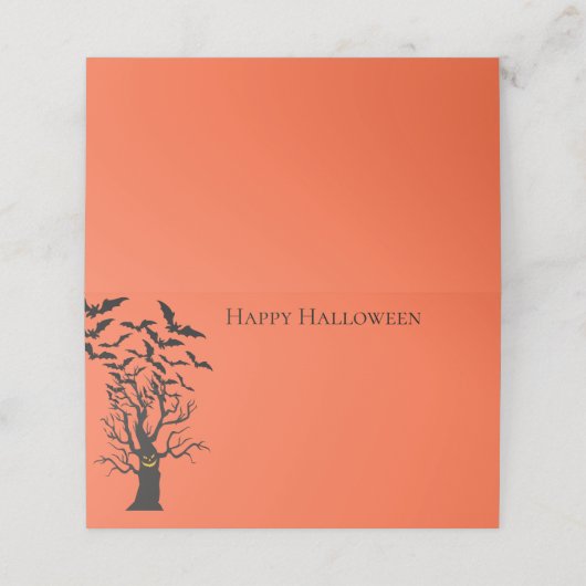 Nom d'Halloween Cartes (Extérieur déplié)