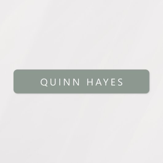 Nom d'hiver bleu Étiquettes (Design 1)