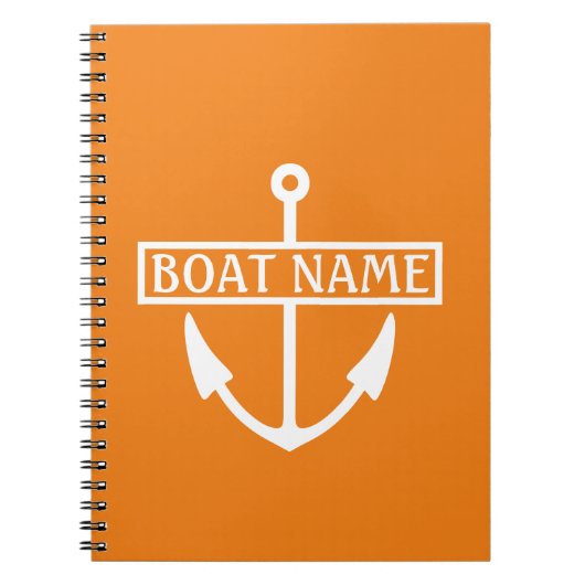 Nom du bateau Ancre Journal du capitaine (Devant)