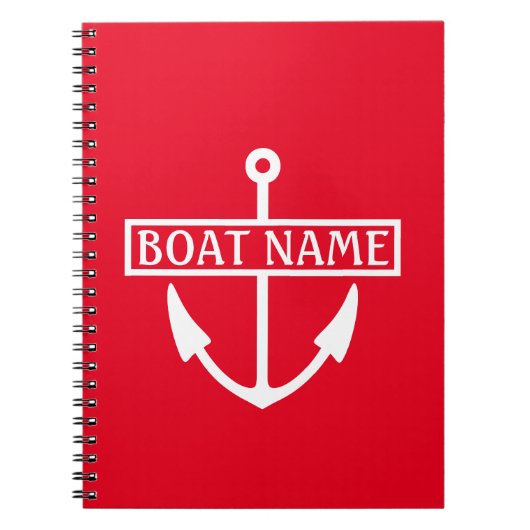 Nom du bateau Ancre Journal du capitaine (Devant)