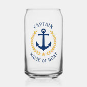 Nom du bateau capitaine Ancre Gold Laurel Star Mar (Recto)