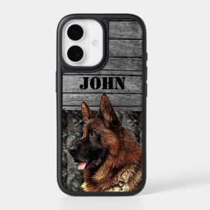 Nom du berger allemand personnalisé Chien Camo Rus