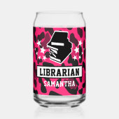 Nom du bibliothécaire Empreinte de léopard rose (Recto)
