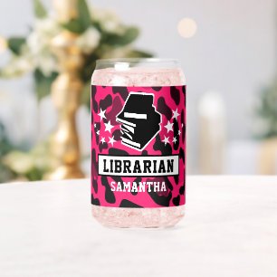 Nom du bibliothécaire Empreinte de léopard rose