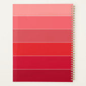 Nom du bloc de couleur Bandes roses rouges (Dos)
