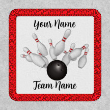 Nom du Bowling et nom de l'équipe sur