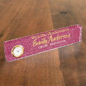 NOM du bureau personnalisé Plaque PARTIES SCINTILL (Taille)