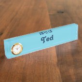Nom du bureau Plaque Ted (Taille)