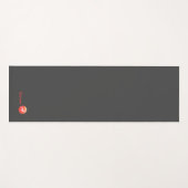 Nom du cercle de corail initial Un tapis de yoga g (Devant (Horizontal))