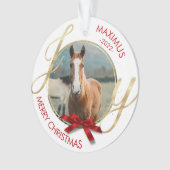 Nom du cheval personnalisé Photo Equestrian (devant)