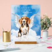 Nom du chien de l'ange beagle Mémorial aux animaux (Mariage)