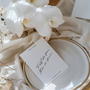 Nom du client Table minimaliste moderne Carte de l