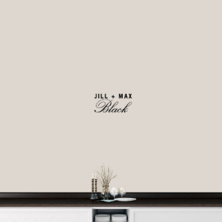 Nom du couple à script mignon X-Small Wall Decal