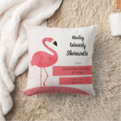 Nom du Coussin de naissance d'un Flamant rose rose (Couverture)