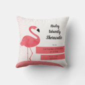 Nom du Coussin de naissance d'un Flamant rose rose (Verso)
