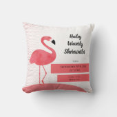 Nom du Coussin de naissance d'un Flamant rose rose (Recto)