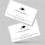 Nom du diplôme Fiche Faire-part graduée Insérer<br><div class="desc">Carte de nom de diplôme / Faire-part d'études secondaires - Un souvenir élégant pour la famille et les amis.</div>