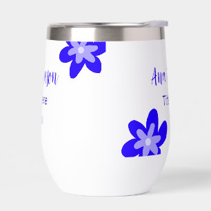Nom du doodle fleur bleu année 20XX profession