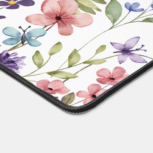 Nom du Fleur sauvage botanique Monogramme Blanc (Coin)