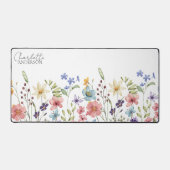 Nom du Fleur sauvage botanique Monogramme Blanc (Recto)