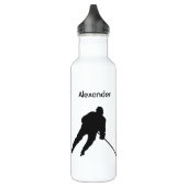 Nom du joueur de bouteille d'eau de hockey sur gla (Gauche)