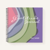 Nom du journal de Gratitude Abstraite moderne (Devant)