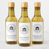 Nom du logo de l'entreprise Mini Étiquette de bout (Bouteilles)