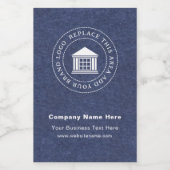 Nom du logo de l'entreprise Mini Étiquette de bout (Étiquettes simples)