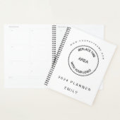 Nom du logo de l'entreprise simple Site Web Blanc  (Devant avec enveloppe)