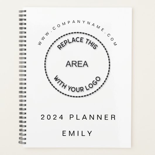 Nom du logo de l'entreprise simple Site Web Blanc  (Devant)