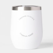 Nom du logo de l'entreprise Slogan Minimalist Prof (Arrière)