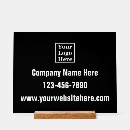 Nom du logo de l'entreprise Téléphone Site Web sur (Recto)