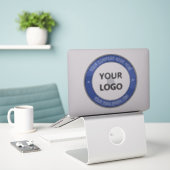 Nom du logo de votre entreprise Courriel Sticker p (Ordinateur portable sur le bureau)