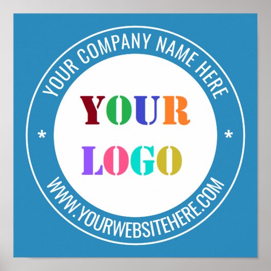 Nom du logo de votre entreprise Site Web Affiche p (Devant)