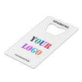 Nom du logo personnalisé Site Web Carte de crédit  (Dos Angle)