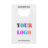 Nom du logo personnalisé Site Web Carte de crédit  (Dos)