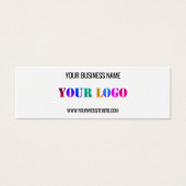 Nom du logo personnalisé Site Web Carte de visite  (Devant)